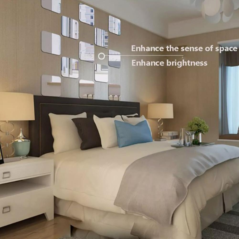 Home Room Decor Flexible Plastic Mirror Wall Mirror Wall Mirror Tiles