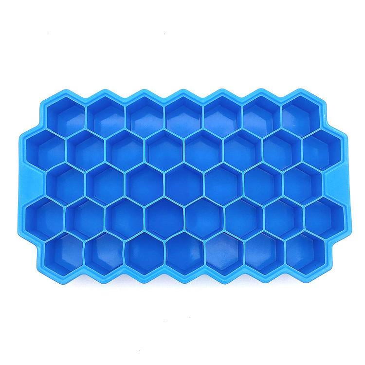

1pc Ice Tray Household Kitchen Freezer Ice Maker Large Capacity Easy Release Honeycomb Fridge Ice Cube Mold 26x14cm