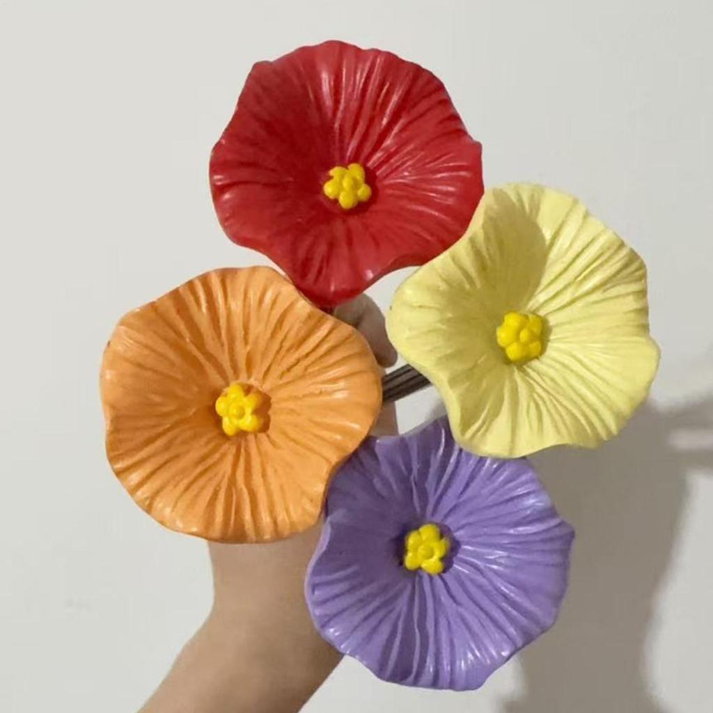 1PC Bee Watering Station Resin Flower Shaped With Stake Bee And Butterfly Watering Station For Garden Balcony Yard Patio Lawn