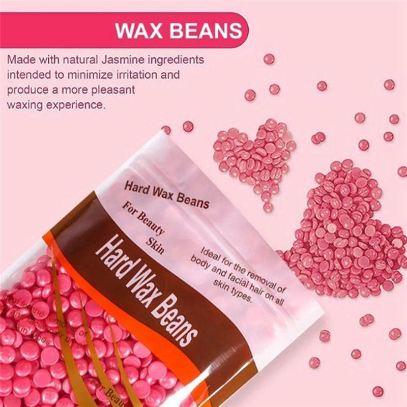 A04V 300G Waxing Wax Beans For Hair Removal Full Body Hot Film Hard Depilatory Wax Beads For Wax Heater Machine