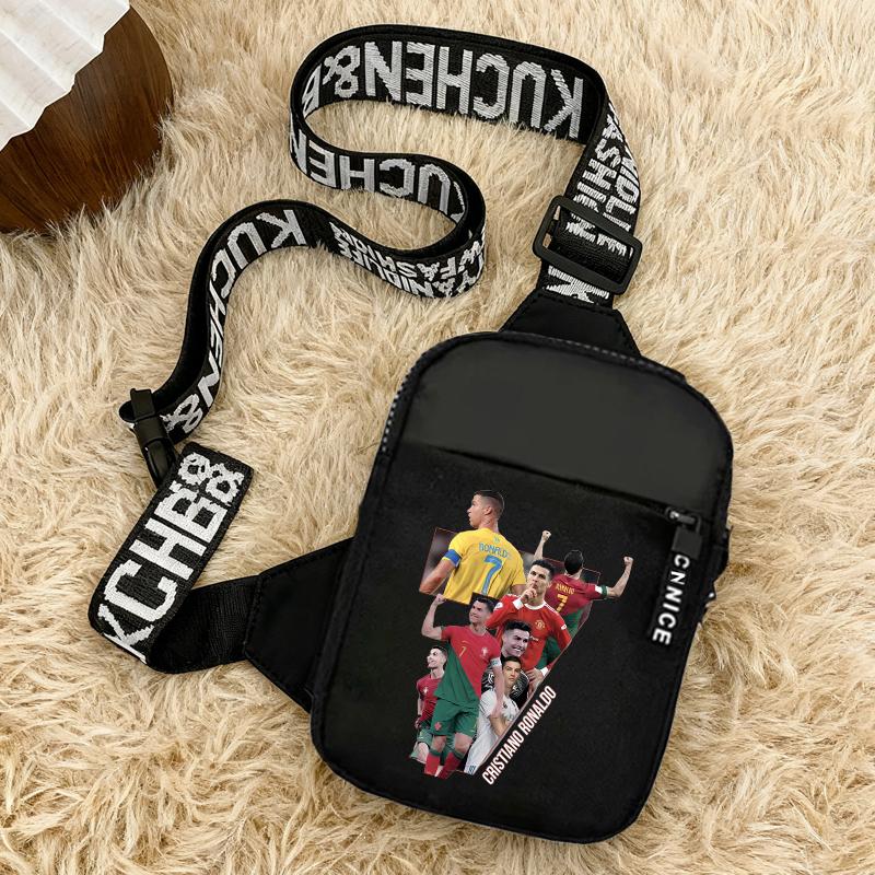 Süße Cartoon-Fußballstar-Kinder-Umhängetasche Multifunktionales Outdoor-Brusttasche Für Jungen Mädchen Reise-Geschenk