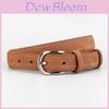 Leather Belt For Women With Zinc Alloy Buckle Stylish Casual And Office Wear