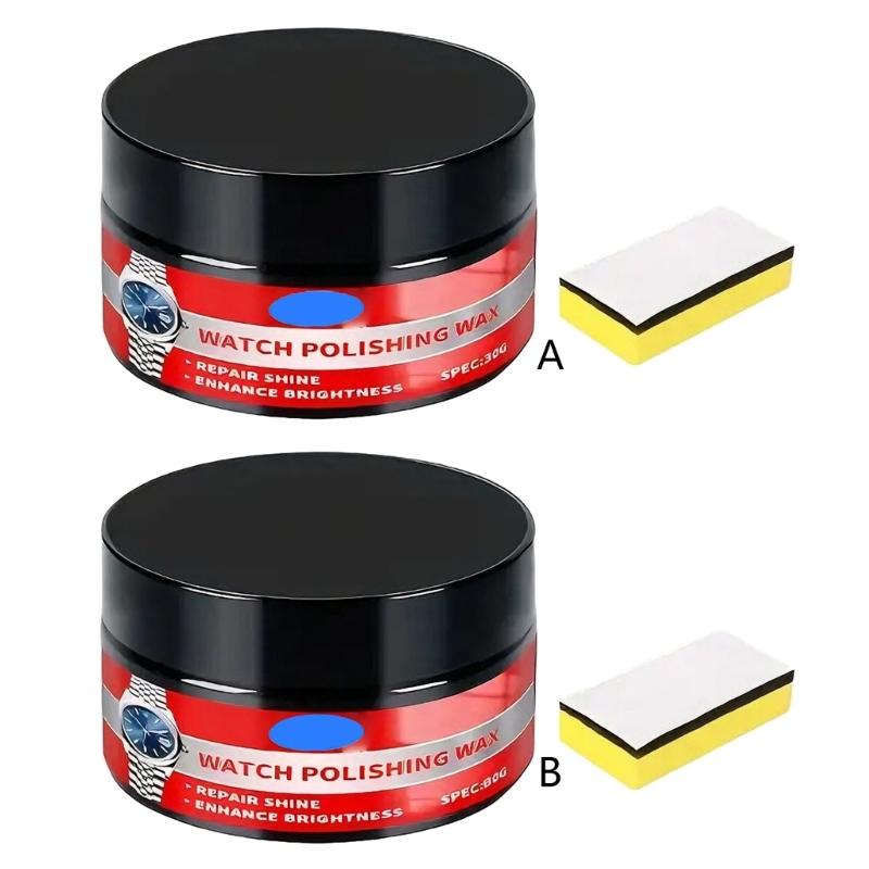 Quick Restorers Polish Paste Repair Solution for Efficient Scratch Removal On Watches Crystal Metal and Glass Surfaces