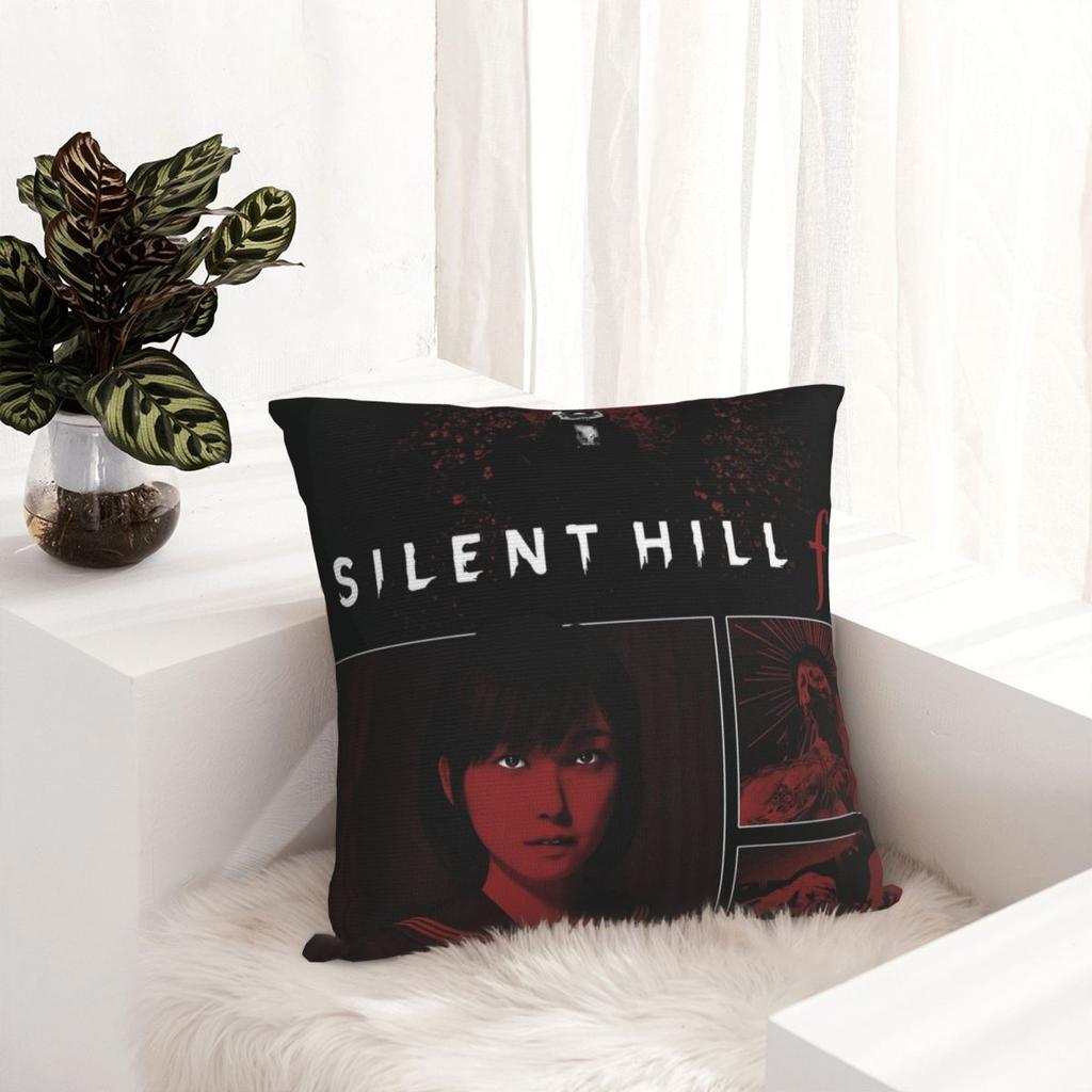 Pillow Cover Silent Hill F Game Hinako Pattern Cushion Cover Novelty Pillow Case For Chair Sofa Home Decoration Pillowcases