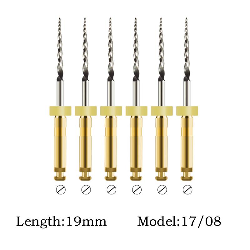 Zubní pilník Kužel kořenového kanálku Endodontický pilník Zlatý rotační pilník aktivovaný teplem Flexibilní materiály pro zubaře SOCO