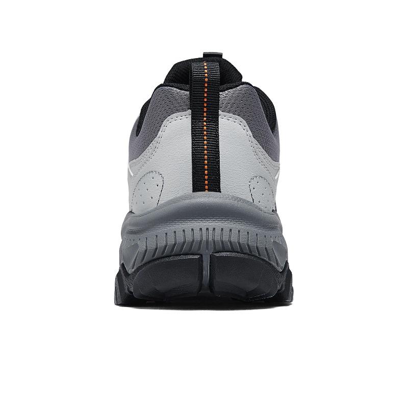 Skechers Stamina At Men Gray Low Top Outdoor Shoes Lightweight Breathable Cushioning 237527-GYOR