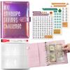 New100 Envelope Savings Challenge Laser A5 Loose-Leaf Binder Budget Binder With Cash Envelopes Money Organizer System Quality
