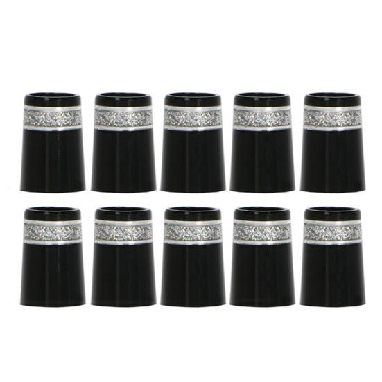 

10Pcs Tough Golf Ferrule Lightweight Compact Glitter Design Golf Iron Ferrule for Sport