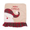 Decor Santa Claus New Year Kitchen Supplies Christmas  Decorations Chair Covers Chair Seat Cover