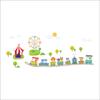 Cartoon cars children room wall stickers for kids room boy bedroom wall decals window poster 3D car wall sticker wallpaper