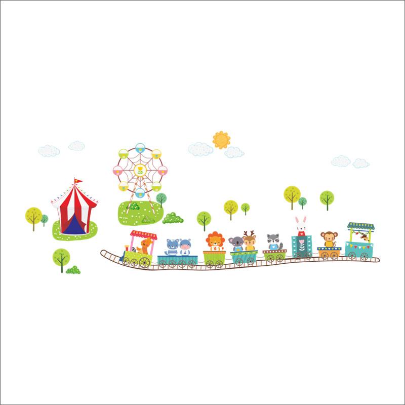Cartoon cars children room wall stickers for kids room boy bedroom wall decals window poster 3D car wall sticker wallpaper
