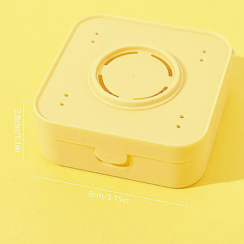 Large Powder Puff Storage Box Breathable Powder Puff Case Dual Use Of Dry Wet Do Not Eat Powder Makeup Sponge Organizer