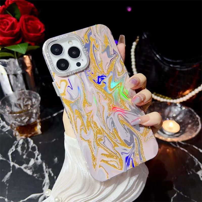 

Роскошный модный чехол для телефона с позолоченными геометрическими линиями для iPhone 14 13 12 11 Pro Max с гальванической оправой для линз для iPhone 14 13 12 11 iPhone 14 Pro Max золотой