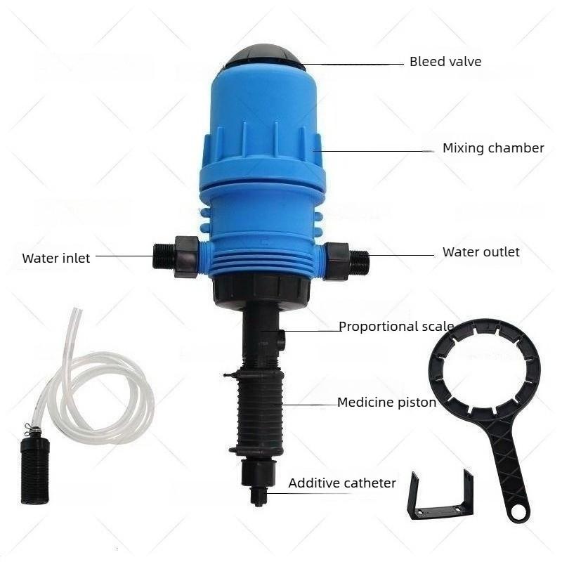 Herramientas de Bomba Dosificadora Alimentadas por Agua Inyector Químico Fertilizante de Jardín Suministro para Ganado Dosificador Proporcional Automático