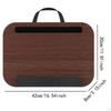 Laptop Lap Desk Computer Table Stand with Wrist Pad for Knees Office Tablet