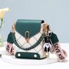 New Summer Women's Crossbody Bag,Soft Leather Chain Shoulder Bag