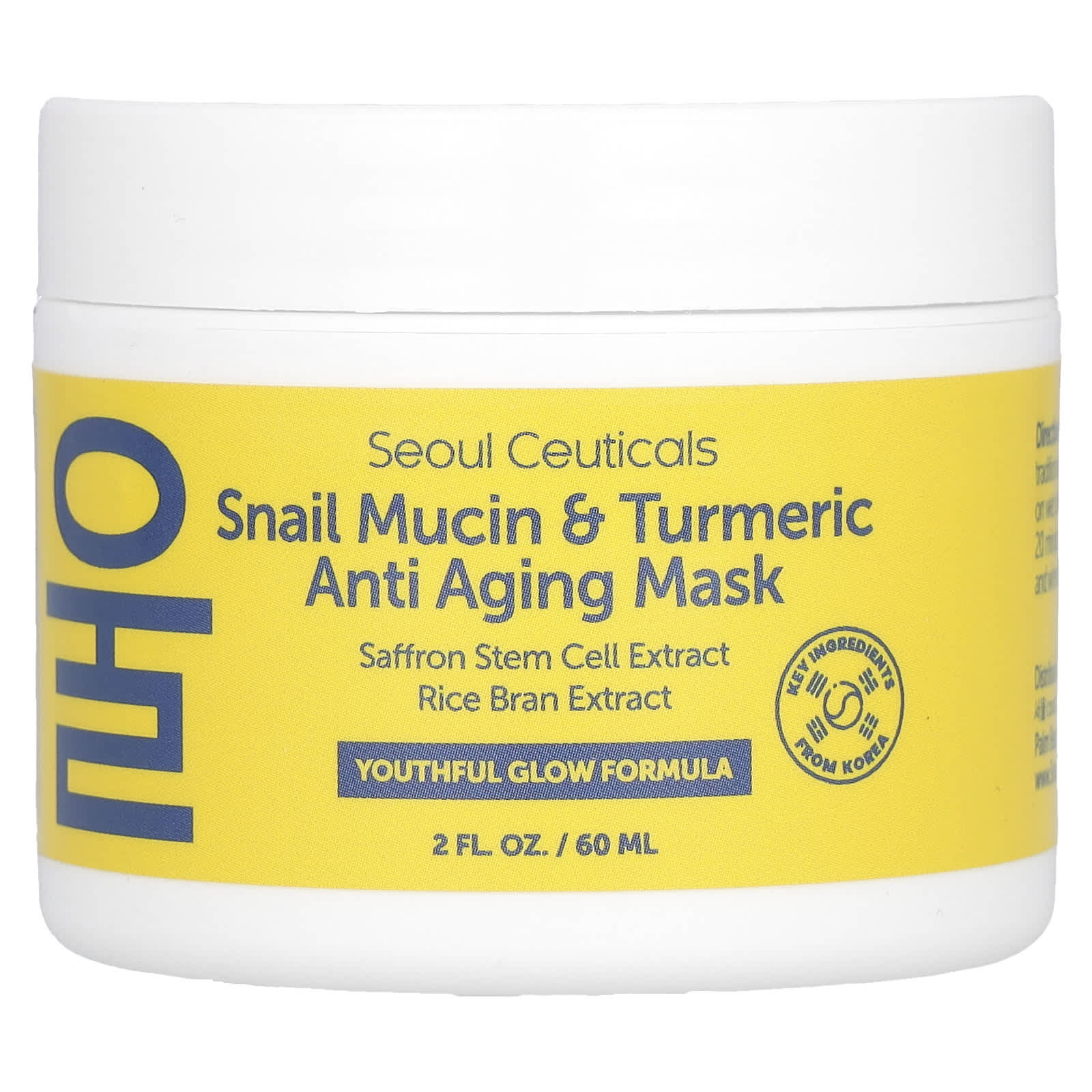 

Snail Mucin & Turmeric Anti-Aging Beauty Mask, 60Ml(2Fl Oz)