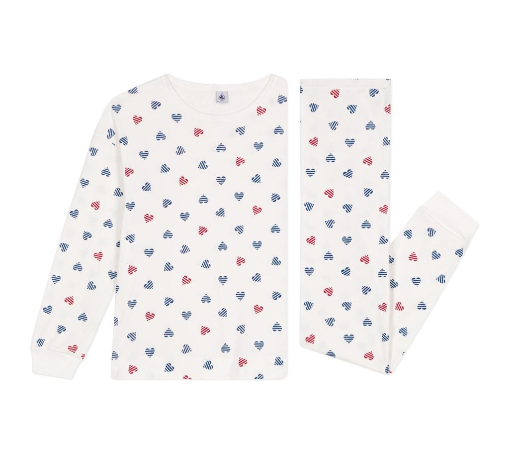 Petit Bateau Pajamas A0DKG XXS Off-White/Multicolor