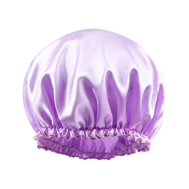 Satin Hair Caps Bonnets Elastic Band Adjust Headwear Curly Hair Cover Hat For Sleeping Women Dye the Hair Cap Styling Accessory