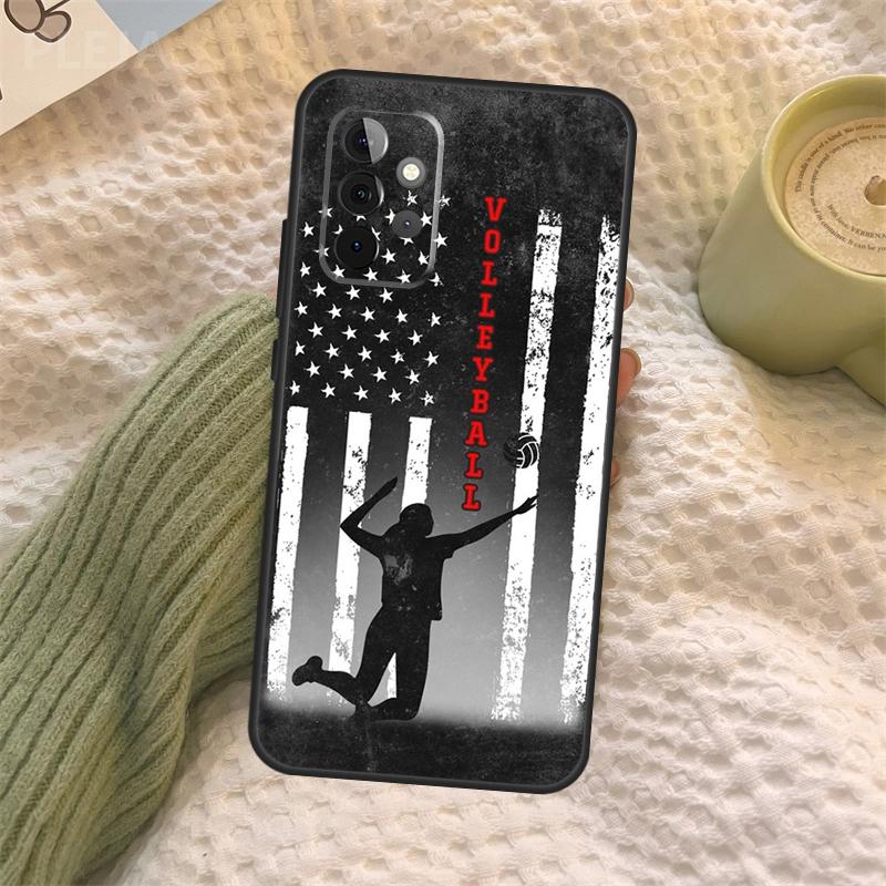 Volleyball For Samsung Galaxy A52S A33 A53 A73 A12 A22 A32 A52 A72 A21S A71 A51 A70 A50 Phone Case