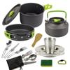 ZISIZ Outdoor Camping Teekessel Kochgeschirr Set