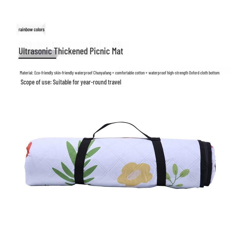Patterned Thickened Outdoor Picnic Mat 2m x 2m