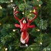 Bright Red Christmas Tree Ornament Plastic Made Glossy Surface Xmas Tree Decoration Hanging Cord Included