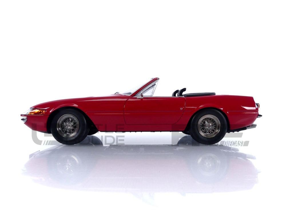 Scale Ferrari 365 GTB Spider Open 1969 Red 1/18 (KKDC180611)