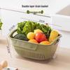 Double-Layer Multi-Purpose Draining Basket