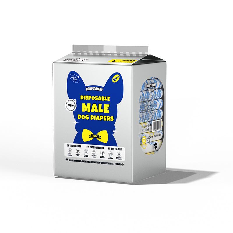 DONO'S DIARY Pet Diapers: Sanitary Pants for Female Dogs & Diapers for Male Dogs