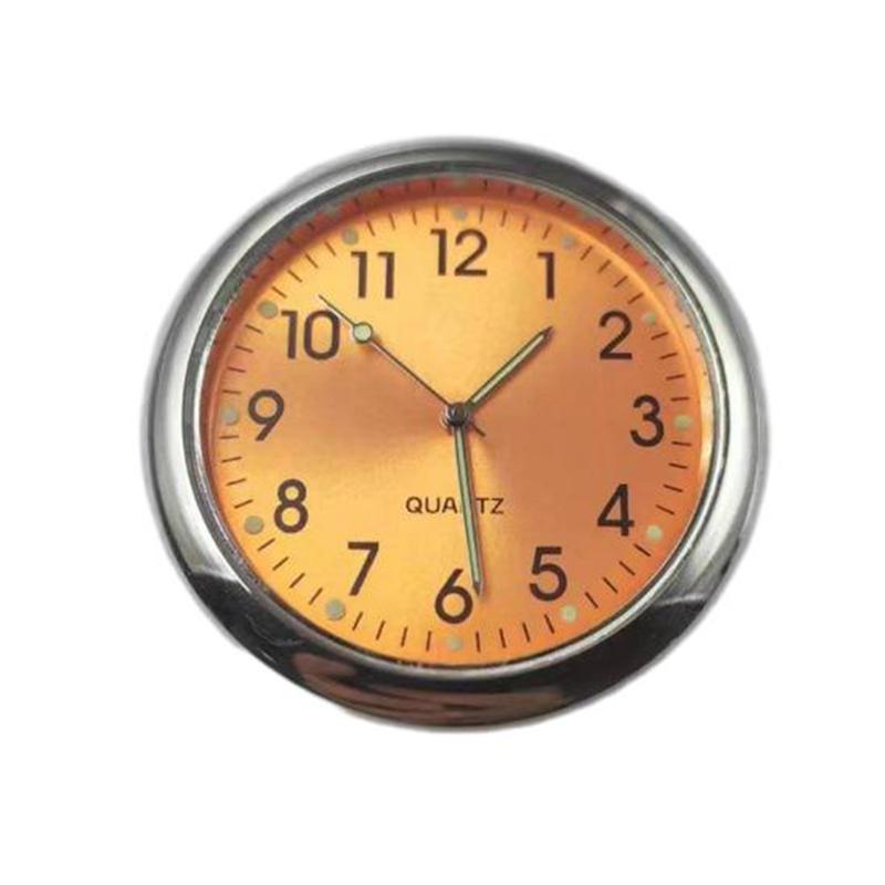 Orologio per Automobile Cruscotto Orologio per Auto Decorazione Interna Orologio Mini Portatile Decorazione Luminoso Orologio Analogico Ornamenti Per Auto
