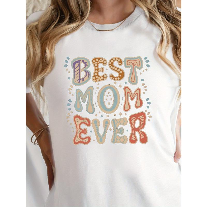 

Women s Pure Retro T-Shirt Suitable for Mom - Casual Round Neck Comfort Fit Soft Breathable Casual Attire, Machine Washable Year-Round Versatile Top S белый