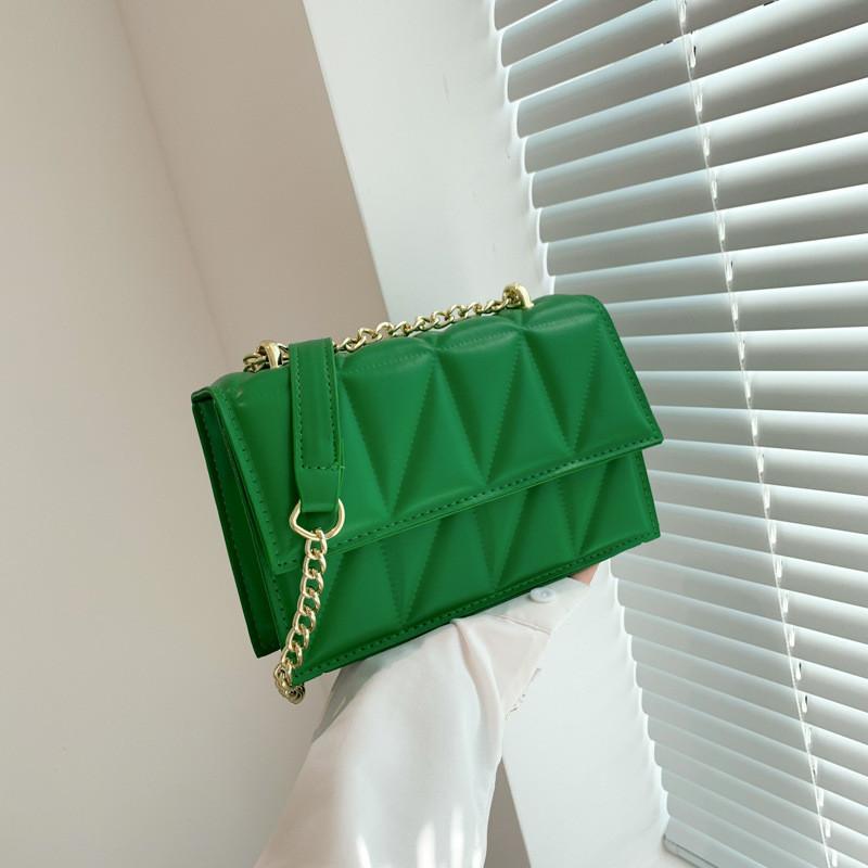 Trendy Retro Shoulder Bag For Women 2023 Stylish Chain Pu Leather Crossbody