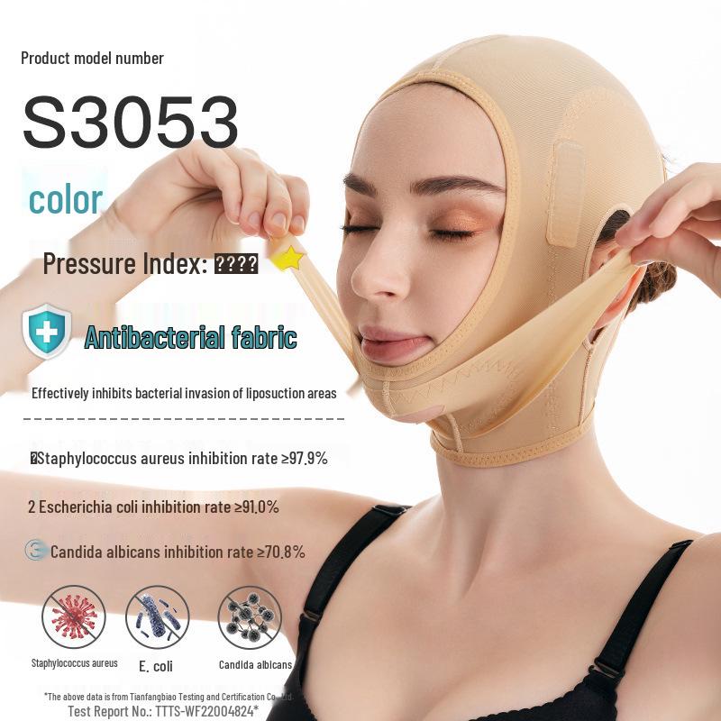 V-Line Face Slimming Mask: Post-Surgery Headband for Double Chin Shaping, Sculpting, and Lifting Chin Strap.