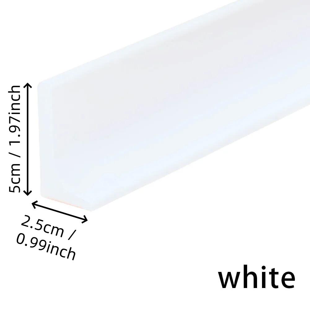 

Shower Threshold Water Guard Dam Bottom Seal for Bathroom Glass Shower Door Strip Dry and Wet Separation Caulk Seal Edge Tape 50cm - 1.64ft