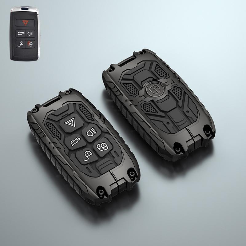 

Zinc Alloy Car Key Fob Cover Cases For Land Rover Range Rover Sport Defender Discovery Evoque Velar Freelander