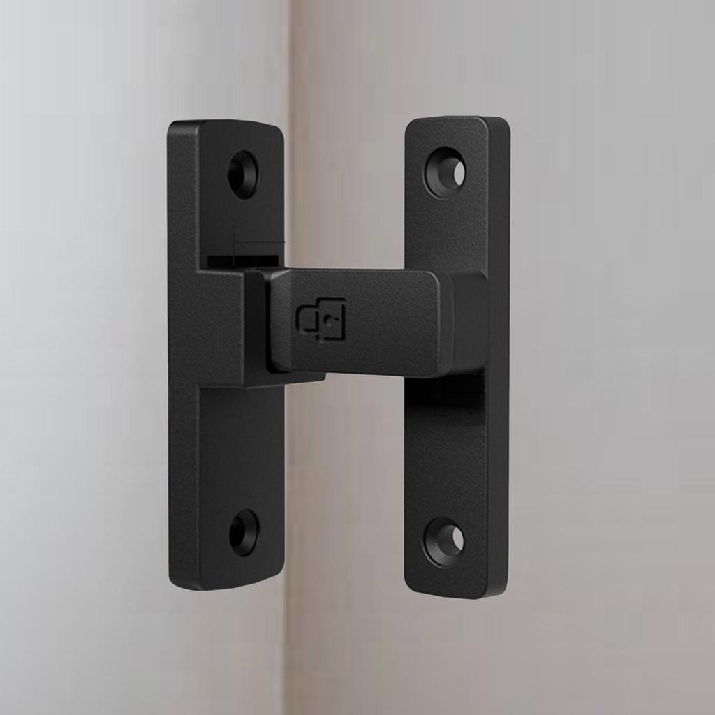 90 Degree Door Latch Door Lock, with Screws, Heavy Duty Doors Bolt Lock Flip Latch for Barn Sliding Door