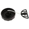 Pack Of 2 Replacement Petrol Fuels Oil Caps Suitable For MS180 MS170 MS018 MS017 Chainsaws Easy To Install Black Plastic