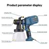 Paint Sprayer 550W High Power 3 Spray Patterns 800ml Container Easy To Clean Electric Paint Sprayer