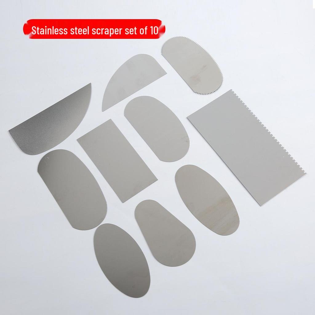 10 Stainless Steel Clay Sculpting Knives & Art Tools Set for Polymer Clay & Painting