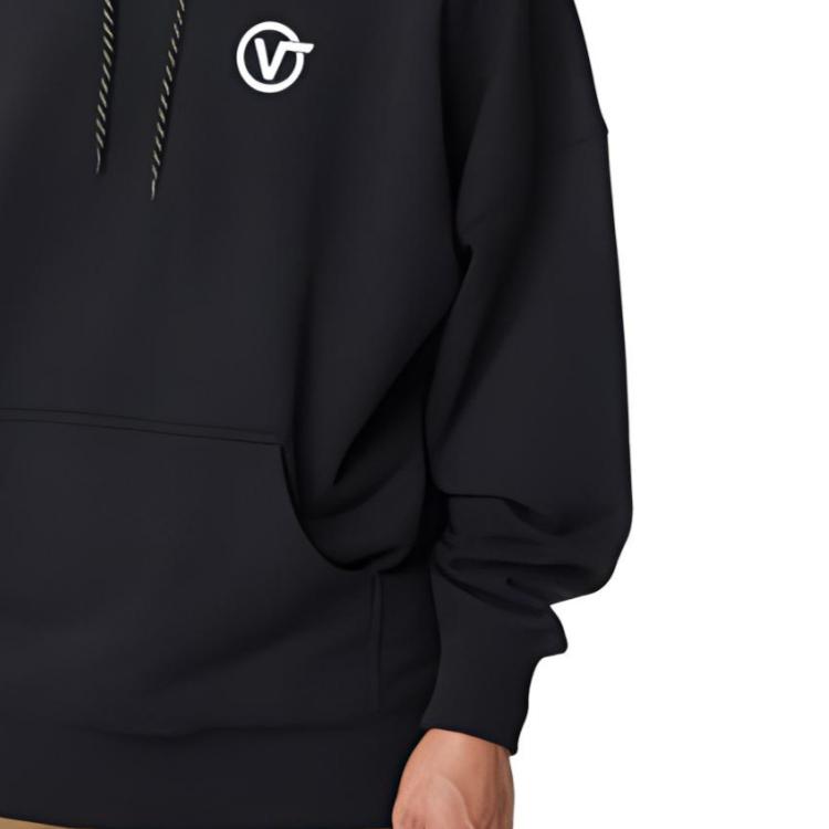 Vans Sweatshirts Unisex Black Hooded Moderate Regular VN0A4BP7BLK