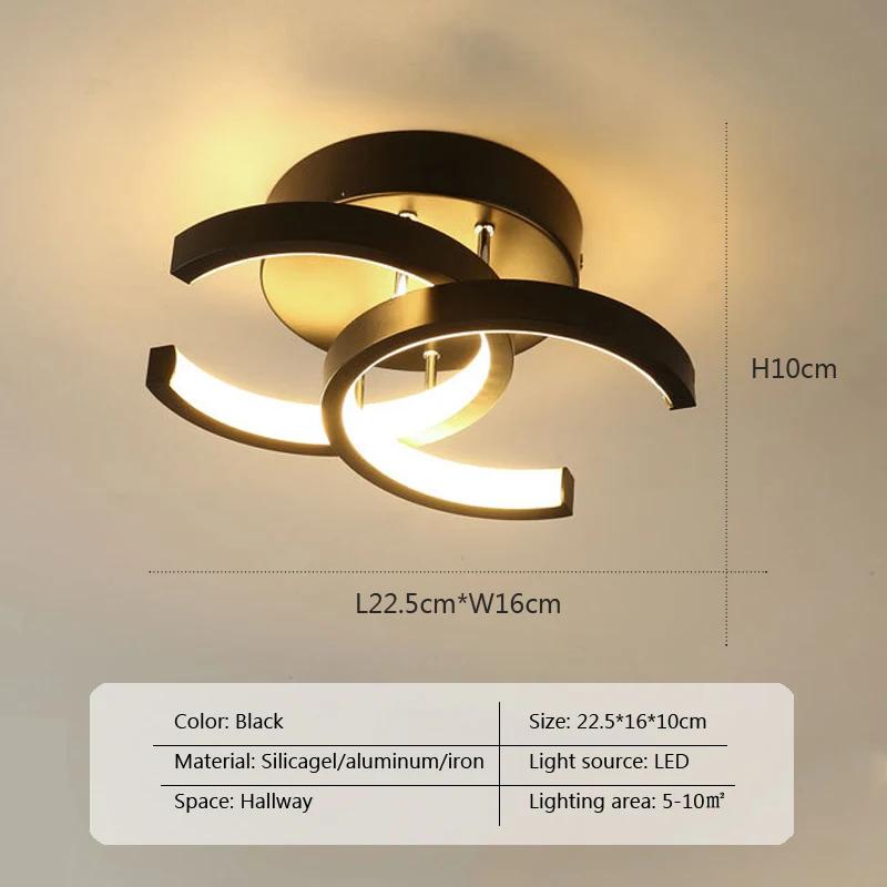 Modern LED Aisle Ceiling Lights Nodic Home Lighting Led Surface Mounted for Bedroom Living Room Corridor Light Balcony Lights