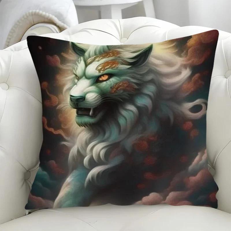 Decorative Pillowcase for Pillow Furry Chair Cushion Cover x Pillowcases x Fall Decor Lounge Chairs Pillows Sofa
