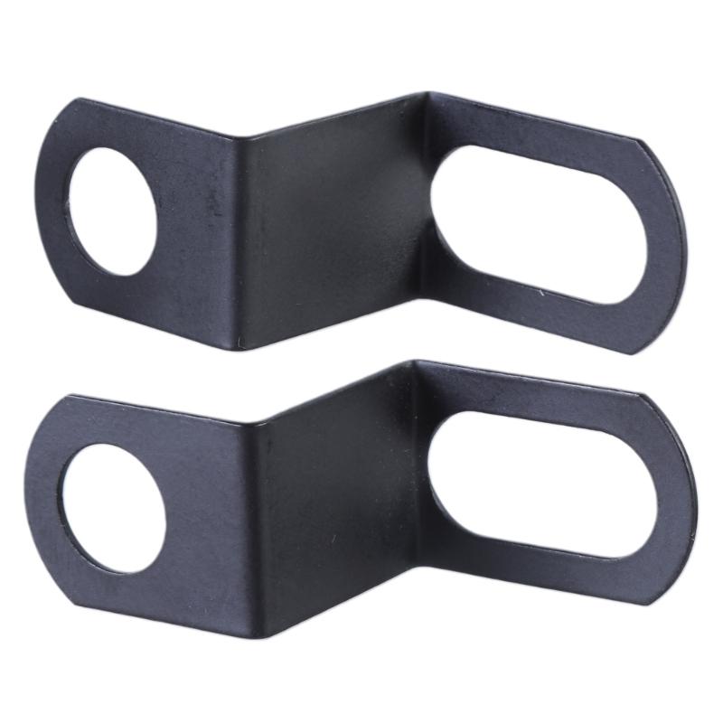 2Pcs Motorcycle Indicator Rear Turn Signal Relocation Bracket Light Lamp Holder Metal Fork Ear Clamps