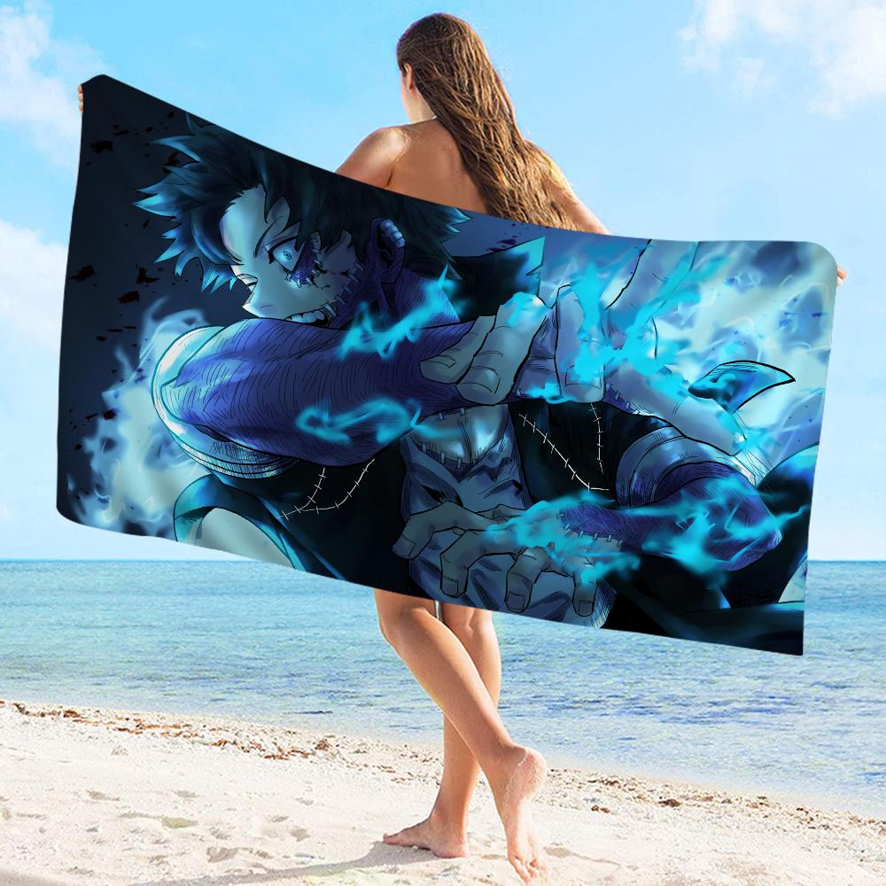 

My Hero Academia Towel Microfiber Beach Towel Absorbent Quick dry Soft Yoga Swimming Resort Mountain Climbing Towel W40*H60(CM)