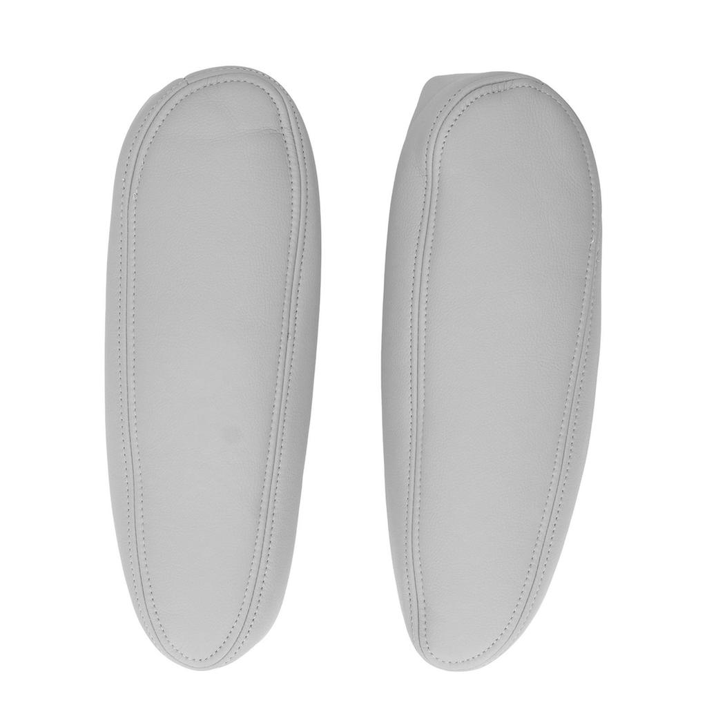 Car Front Seat Armrest Cover Artificial Leather Replacement for Chevrolet Tahoe Suburban 1500 2000‑2006Gray