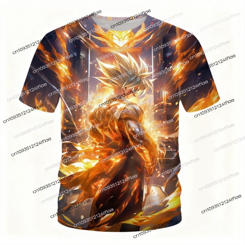 2025 New Dragon Ball Z Anime Kids T-shirt Adult Men/Women Goku 3D Printed Street Tshirt Sports Quick-drying T shirt