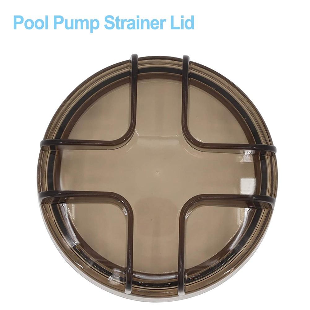 Tampa do filtro de piscina ABS transparente substituição de peça durável DIY