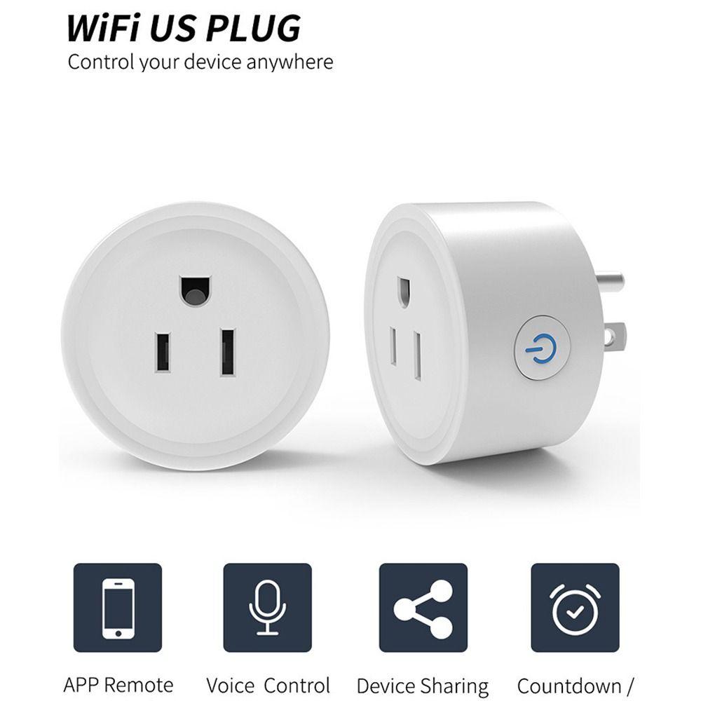 Remote Voice Control Smart Wifi Socket 110-240V Smart Plug Outlet Smart Plug Home Appliances