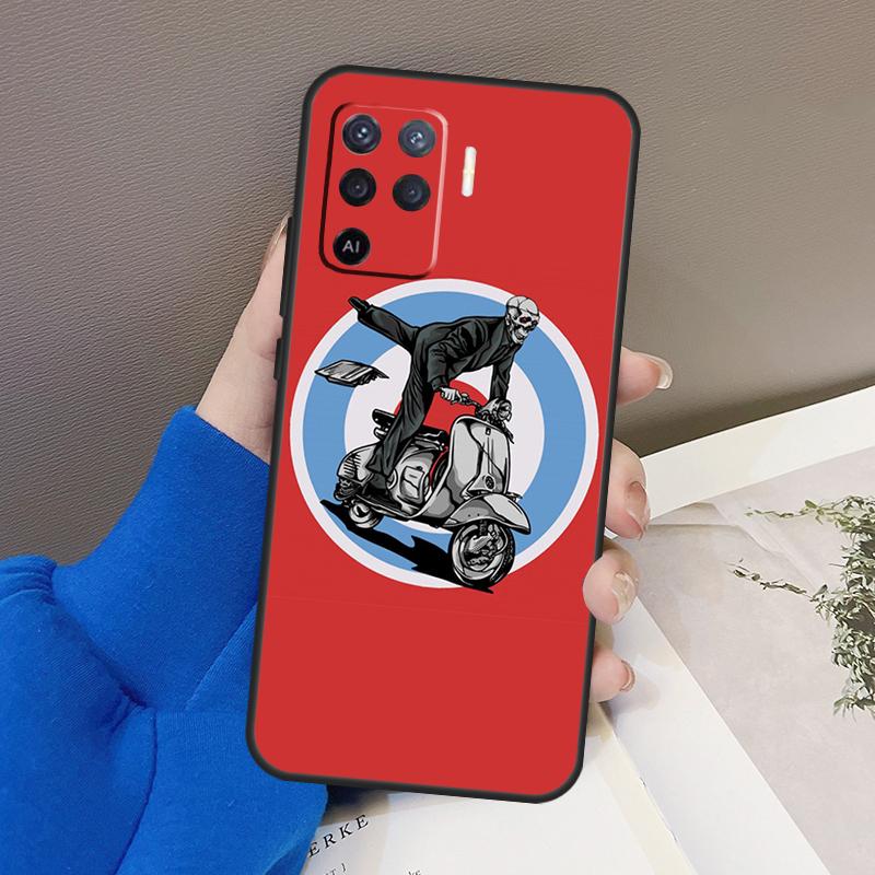 

Mods Scooter Case For Oppo A76 A16 A96 A17 A18 A60 A80 A40 A38 A58 A78 A98 A94 A74 A54 A15 A57 A77 A5 Pro OPPO A38 4G